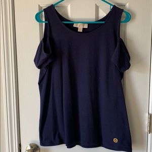 Michael Kors Cold Shoulder Top
